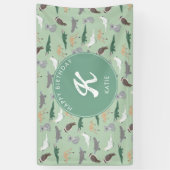 Australische Ureinwohner Eucalyptus Birthday Banner (Vertikal)