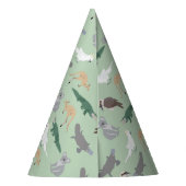 Australische Ureinwohner Eucalyptus Birthday Partyhütchen (Rückseite)