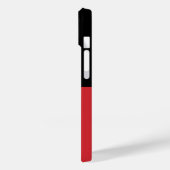 Australische Ureinwohner-Flagge mit Lächelgesicht Case-Mate iPhone Hülle (Rückseite / Links)