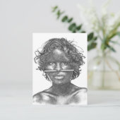 Australische Ureinwohner Postkarte (Stehend Vorderseite)