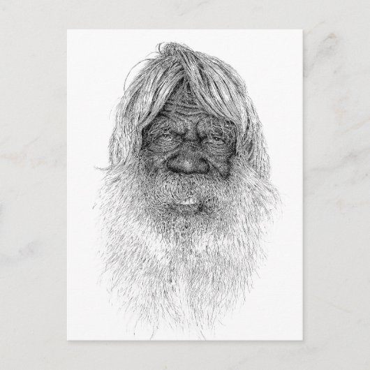 Australische Ureinwohner Postkarte (Vorderseite)