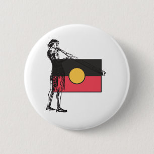 australische Ursprungsflagge Button