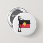 australische Ursprungsflagge Button (Vorne & Hinten)