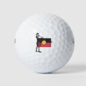 australische Ursprungsflagge Golfball (Vorderseite)
