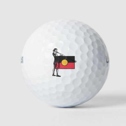 australische Ursprungsflagge Golfball (Vorderseite)