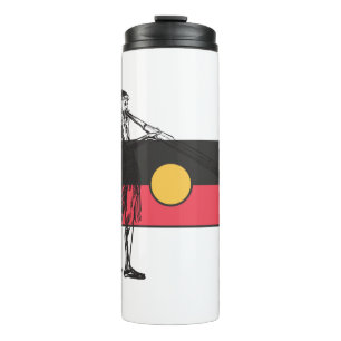 australische Ursprungsflagge Thermosbecher