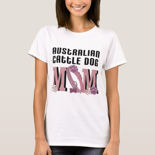 Australische Vieh-Hund-MAMA T-Shirt (Vorderseite)