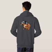 Australische Vieh-Hunde Hoodie (Schwarz voll)