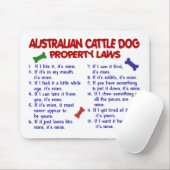 AUSTRALISCHE VIEH-HUNDeigentums-Gesetze 2 Mousepad (Mit Mouse)