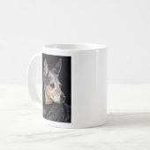 Australische Vieh-HundeTasse - "Quigley " Kaffeetasse (Vorderseite Links)