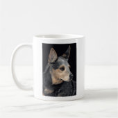 Australische Vieh-HundeTasse - "Quigley " Kaffeetasse (Links)