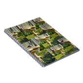 Australische Vögel auf Vogel Bath, Notebook Notizblock (Rechte Seite)