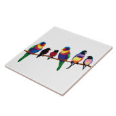 Australische Vögel Fliese (Seite)