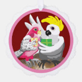 Australische Vögel Weihnachten Ornament Karte (Vorderseite)