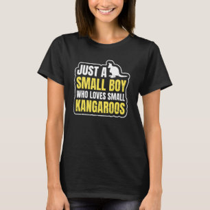Australische Wallaby für einen verrückten Jungen T-Shirt