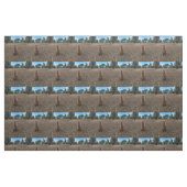 Australische Wallaby mit einem Stick, Stoff (Fat Quarter (45,7 x 55,9 cm))