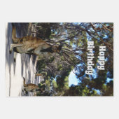 Australische Wallaby Road, Geschenkblätter Geschenkpapier Set (Vorderseite)