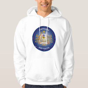 Australische Wappen-Circle-Form Hoodie
