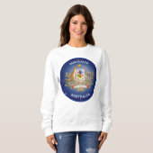 Australische Wappen-Circle-Form Sweatshirt (Vorne ganz)