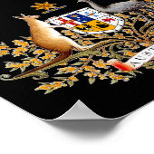 Australische Wappen drucken Poster (Ecke)