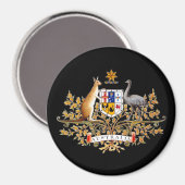 Australische Wappen-Magnet Magnet (Vorderseite/Rückseite)
