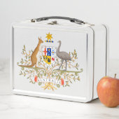 Australische Wappen Metall Brotdose (Beispiel)
