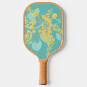 Australische Wappenblüten Pickleball Schläger (Rückseite)