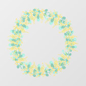 Australische Watschblütenblüten Fensteraufkleber (Blatt)