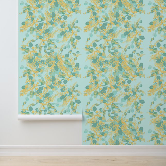 Australische Watsche blüht Wallpaper Tapete (Anwendung)