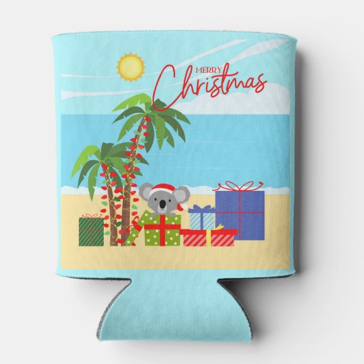 Australische Weihnachten Dosenkühler (Rückseite)