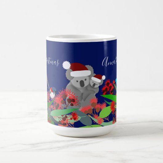 Australische Weihnachten Kaffeetasse (Mittel)