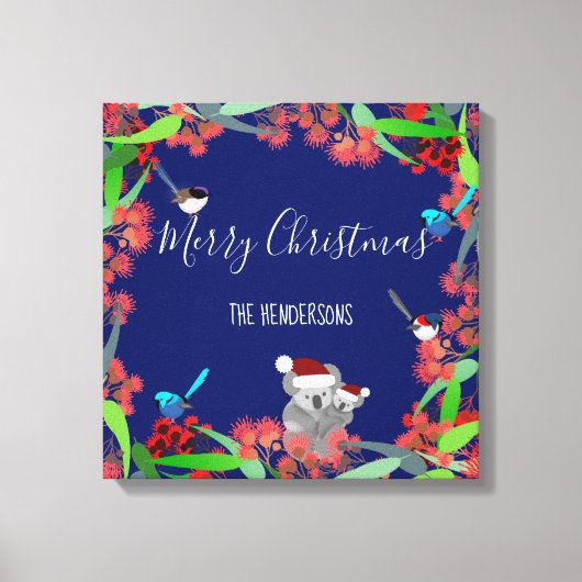 Australische Weihnachten Leinwanddruck (Vorderseite)