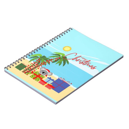 Australische Weihnachten Notizblock (Linke Seite)