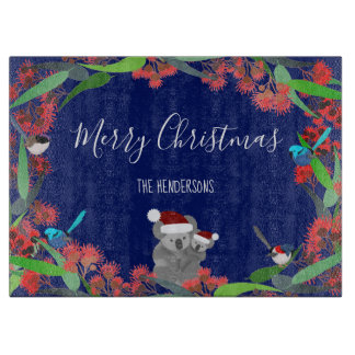 Australische Weihnachten Schneidebrett