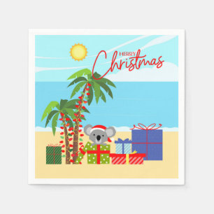 Australische Weihnachten Serviette