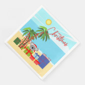 Australische Weihnachten Serviette (Ecke)