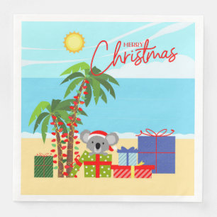 Australische Weihnachten Serviette