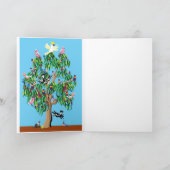 Australische Weihnachtsbaumkarte Feiertagskarte (Innenseite)