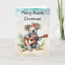 Australische Weihnachtskarte