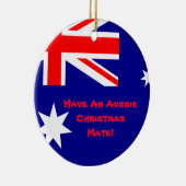 Australische Weihnachtsverzierung Keramikornament (Rechts)