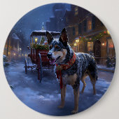 Australische Weihnachtszeit Button (Vorderseite)