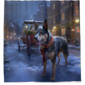 Australische Weihnachtszeit Duschvorhang (Vorderseite)