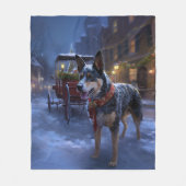 Australische Weihnachtszeit Fleecedecke (Vorderseite)