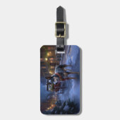 Australische Weihnachtszeit Gepäckanhänger (Vorderseite vertikal)