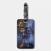 Australische Weihnachtszeit Gepäckanhänger (Rückseite vertikal)