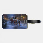 Australische Weihnachtszeit Gepäckanhänger (Rückseite horizontal)