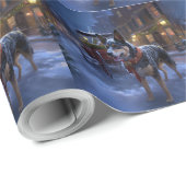 Australische Weihnachtszeit Geschenkpapier (Rolleneckpunkt)