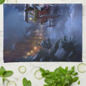 Australische Weihnachtszeit Geschirrtuch (Gefaltet)