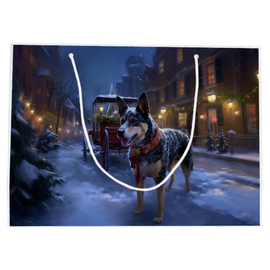 Australische Weihnachtszeit Große Geschenktüte (Rückseite)