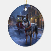 Australische Weihnachtszeit Keramik Ornament (Links)